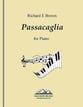 Passacaglia piano sheet music cover